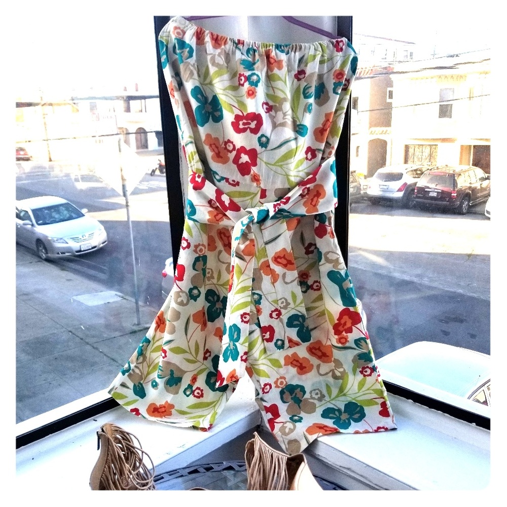 One of a kind strapless jumper